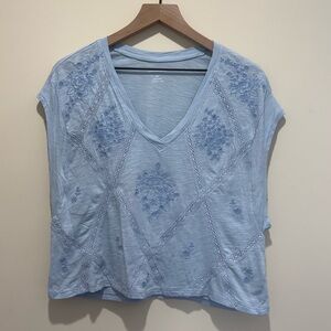 By Anthropologie V-Neck Floral Top